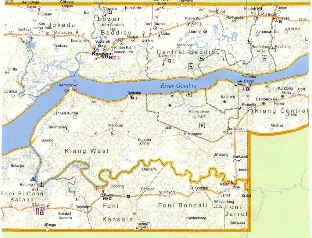 Отель Tendaba Camp Экстерьер фото